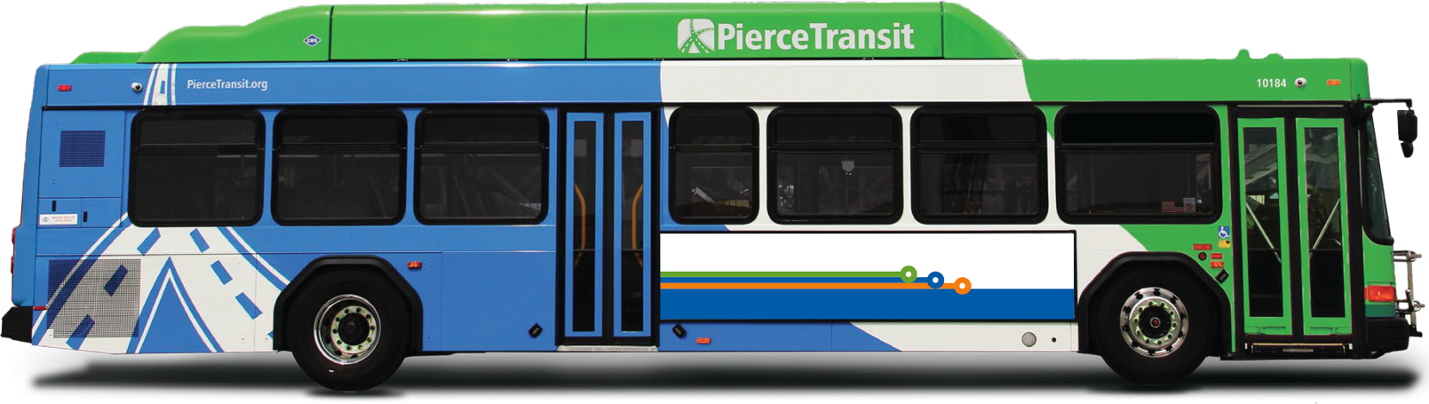 A Pierce Transit bus