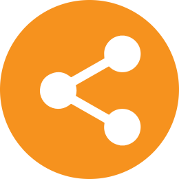 Connected nodes icon